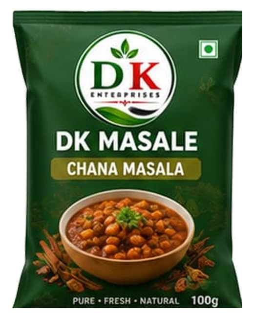 DK Masale Chana Masala packet